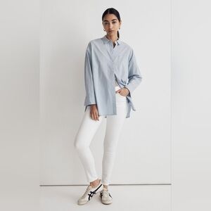 Madewell 9" Mid-Rise Skinny Jeans in Pure White Size 26